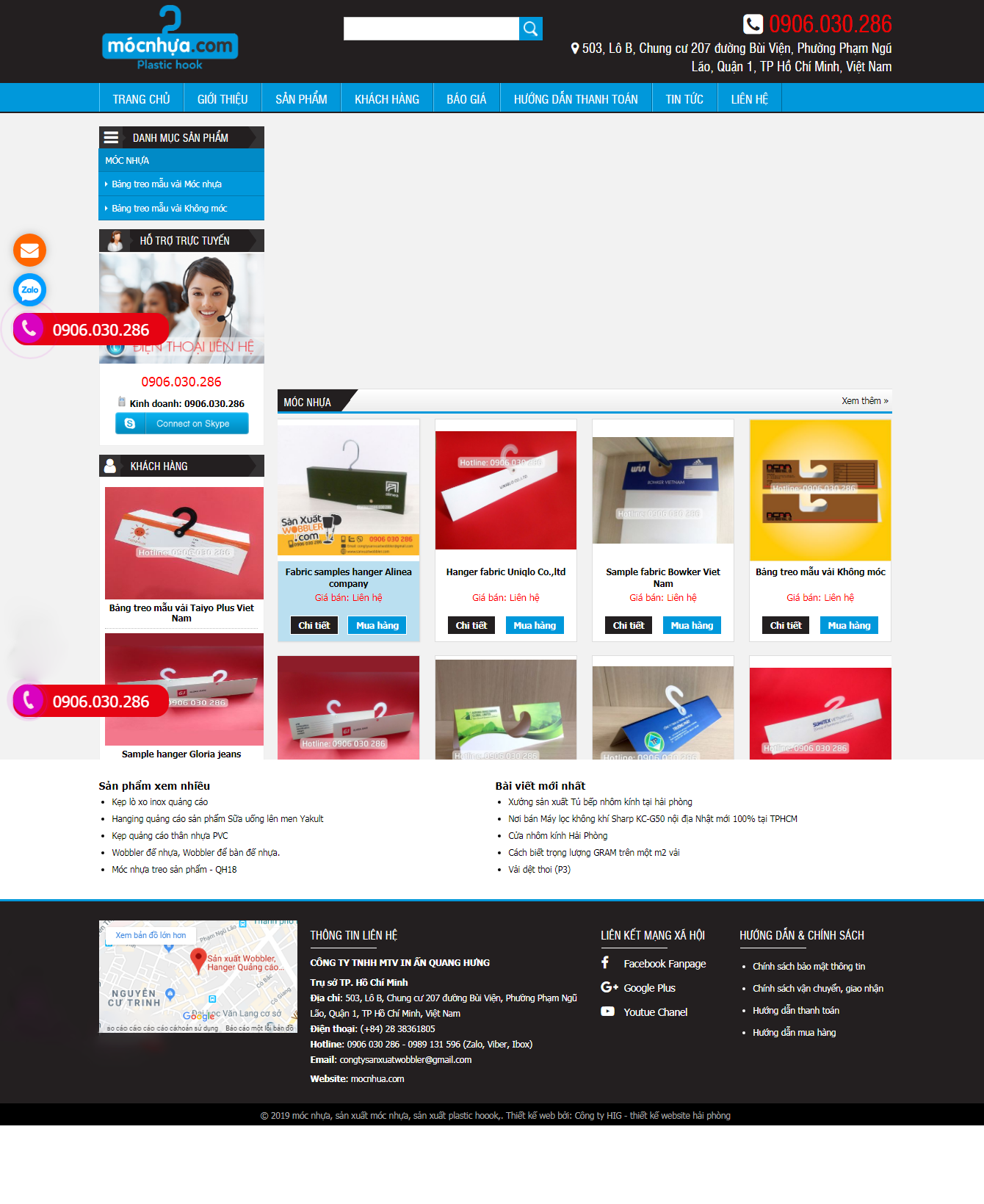 Thiết kế web Móc Nhựa