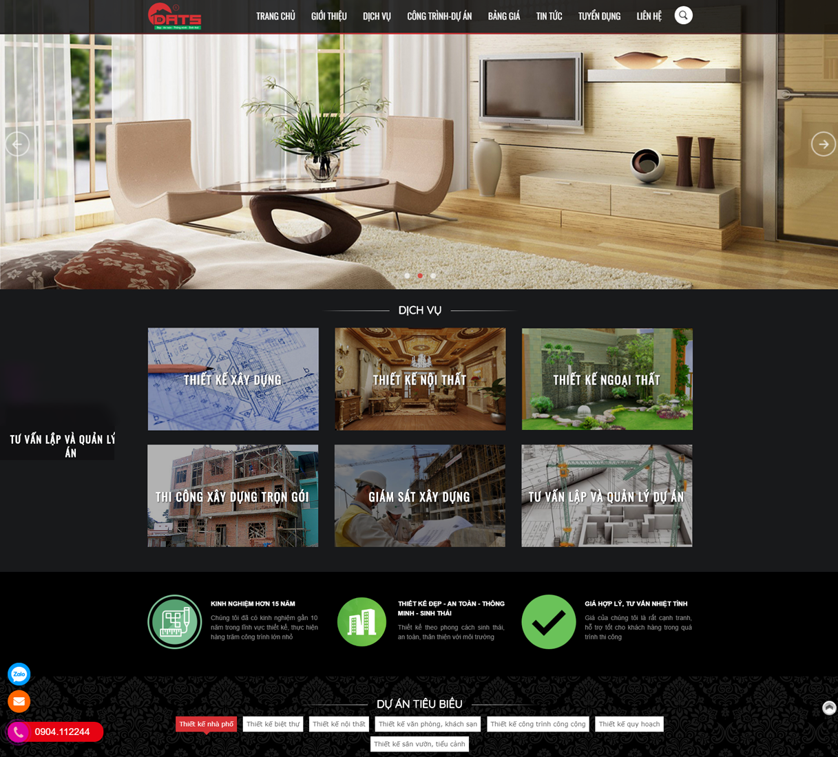 Thiết kế web Kiến Trúc Thiết Kế Nhà Hải Phòng
