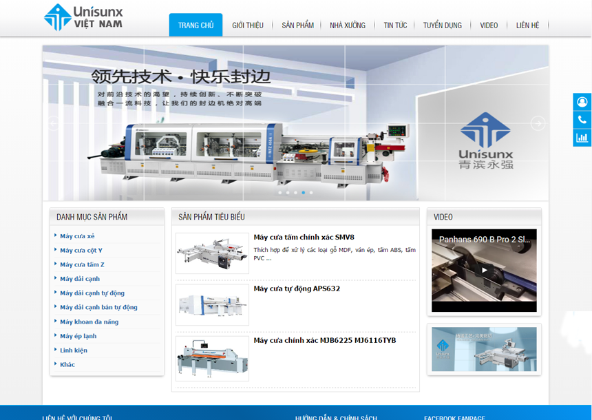 Thiết kế web Unisunx Việt Nam