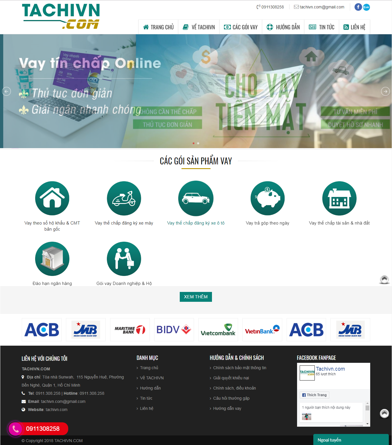 Thiết kế web Tài Chính TACHIVN