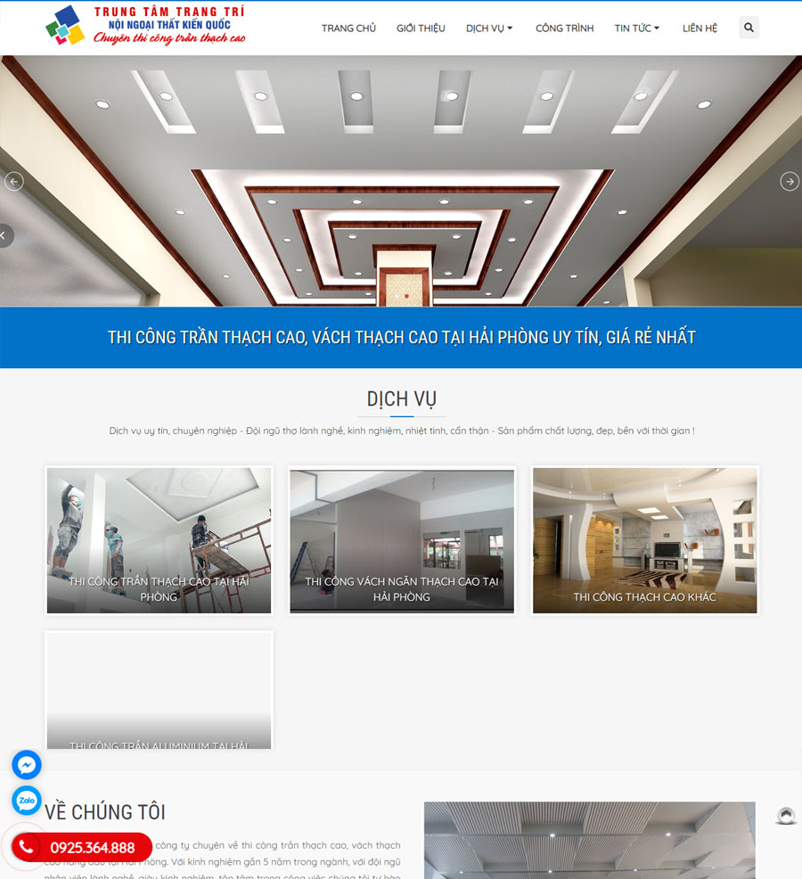 Thiết kế web Trần Thạch Cao Hải Phòng