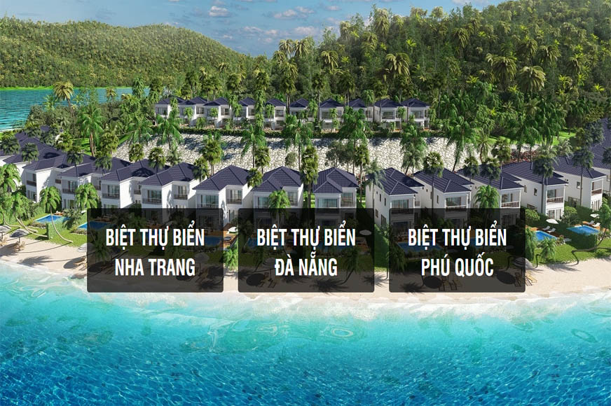 Thiết kế website Biệt thự biển Vingroup