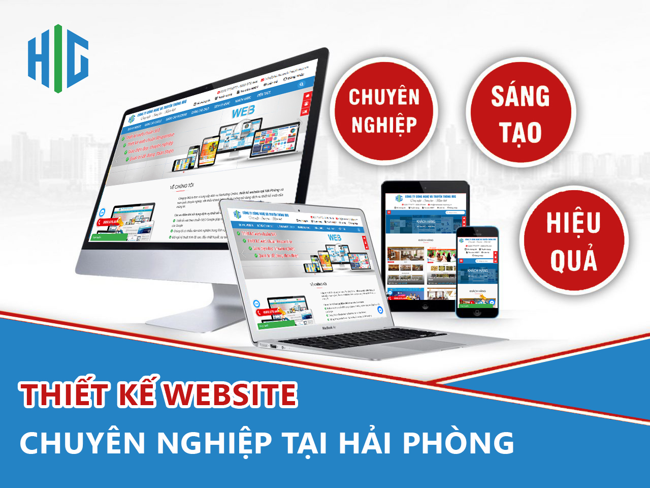 Thiết kế website chuyên nghiệp tại Hải Phòng