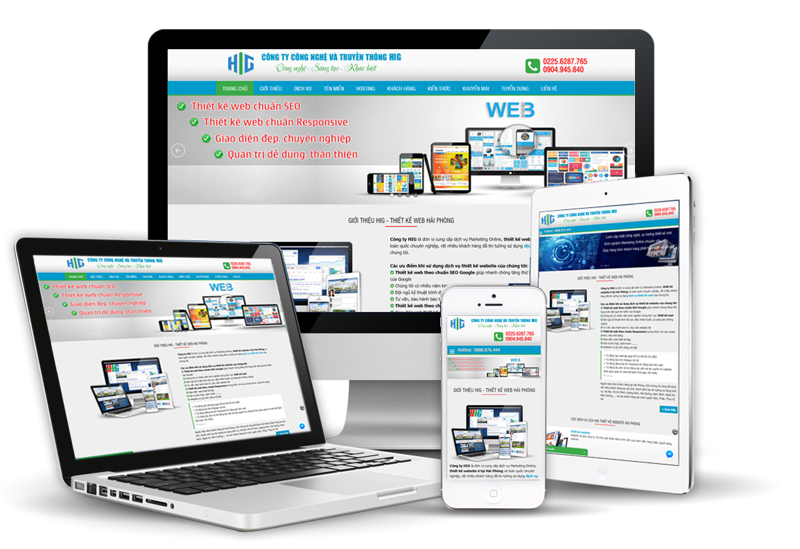 Thiết kế website tại Hà Tĩnh