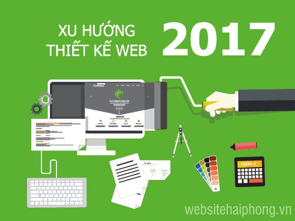 10 xu hướng thiết kế web trong năm 2017
